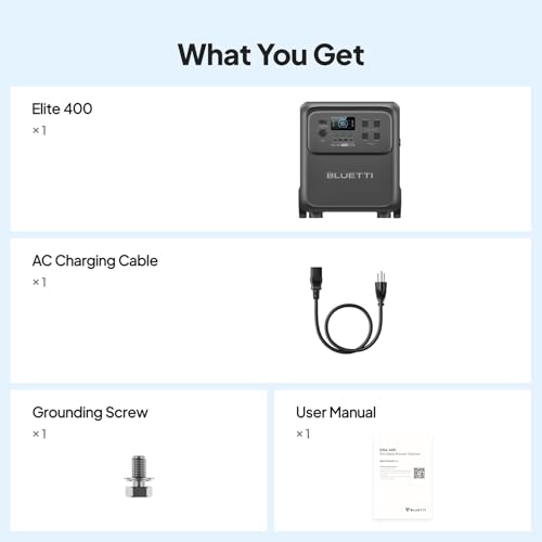 3840Wh Portable Power Station with LFP Battery & 2600W Output