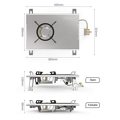 Ultralight Windproof Portable Camping Gas Stove