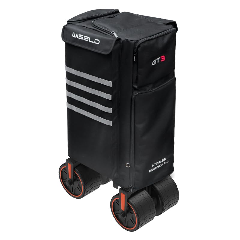 Heavy Duty Electric Wagon Cart with All-Terrain Wheels