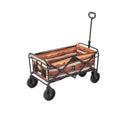90L Folding Camping Wagon Cart with Storage