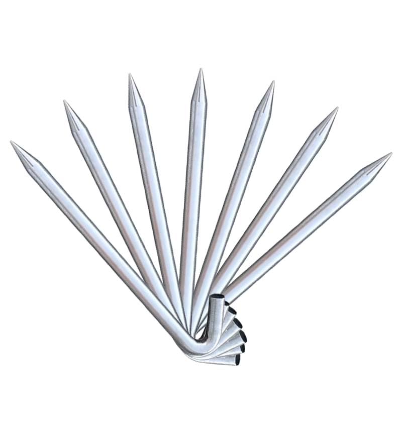 Steel Tent Hook Stakes 18-Inch 10-Pack