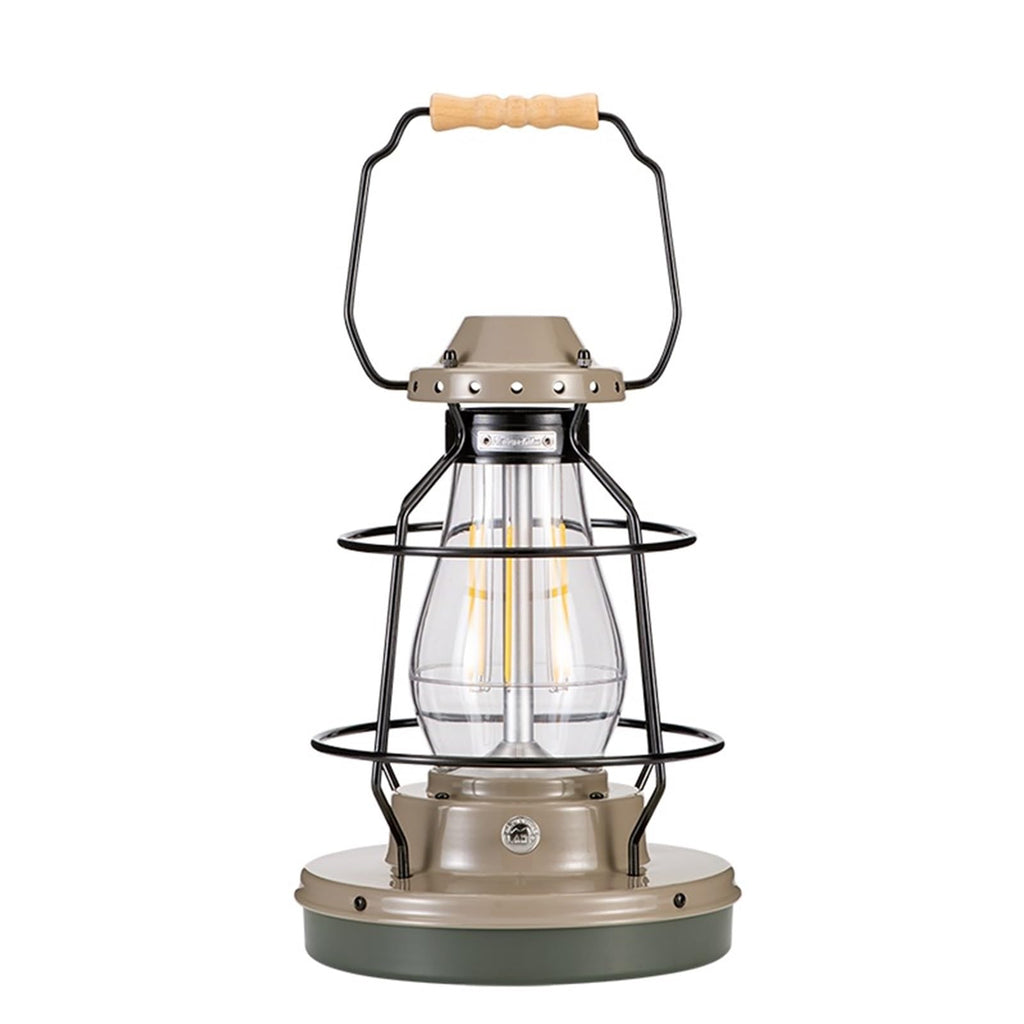 Retro Rechargeable LED Camping Lantern Waterproof Tent Light