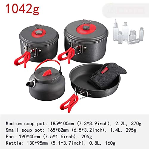 Camping Cookware Set for 3–4 People