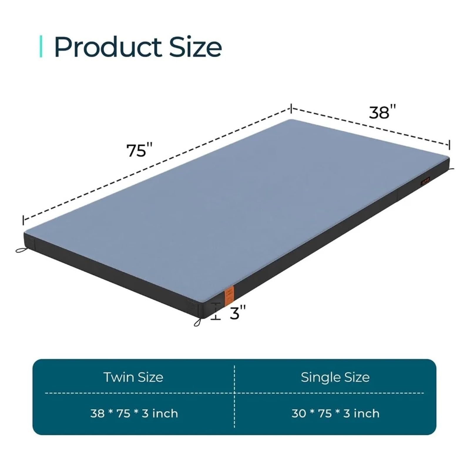 Waterproof Memory Foam Camping Mattress