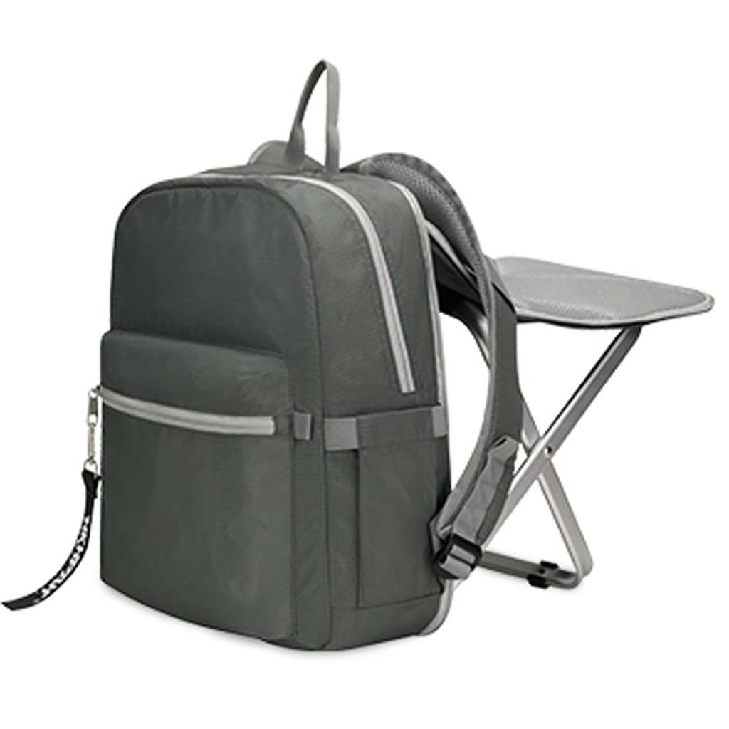3-Pack Folding Camping Chair Backpack Stool Set
