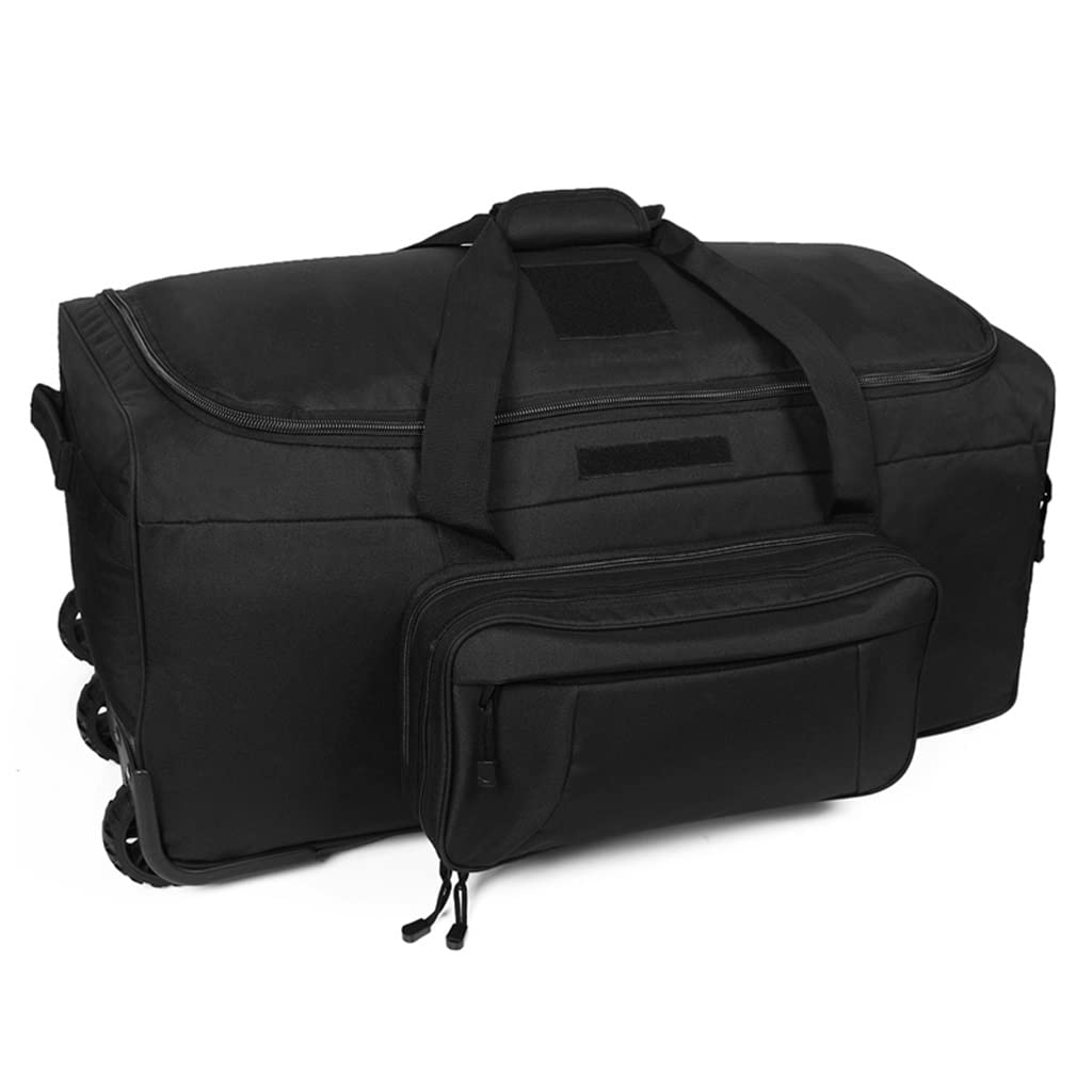 124L Large Capacity Rolling Duffel Bag for Camping & Travel