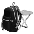 3-Pack Folding Camping Chair Backpack Stool Set