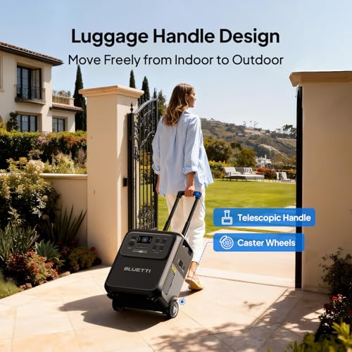 3840Wh Portable Power Station with LFP Battery & 2600W Output