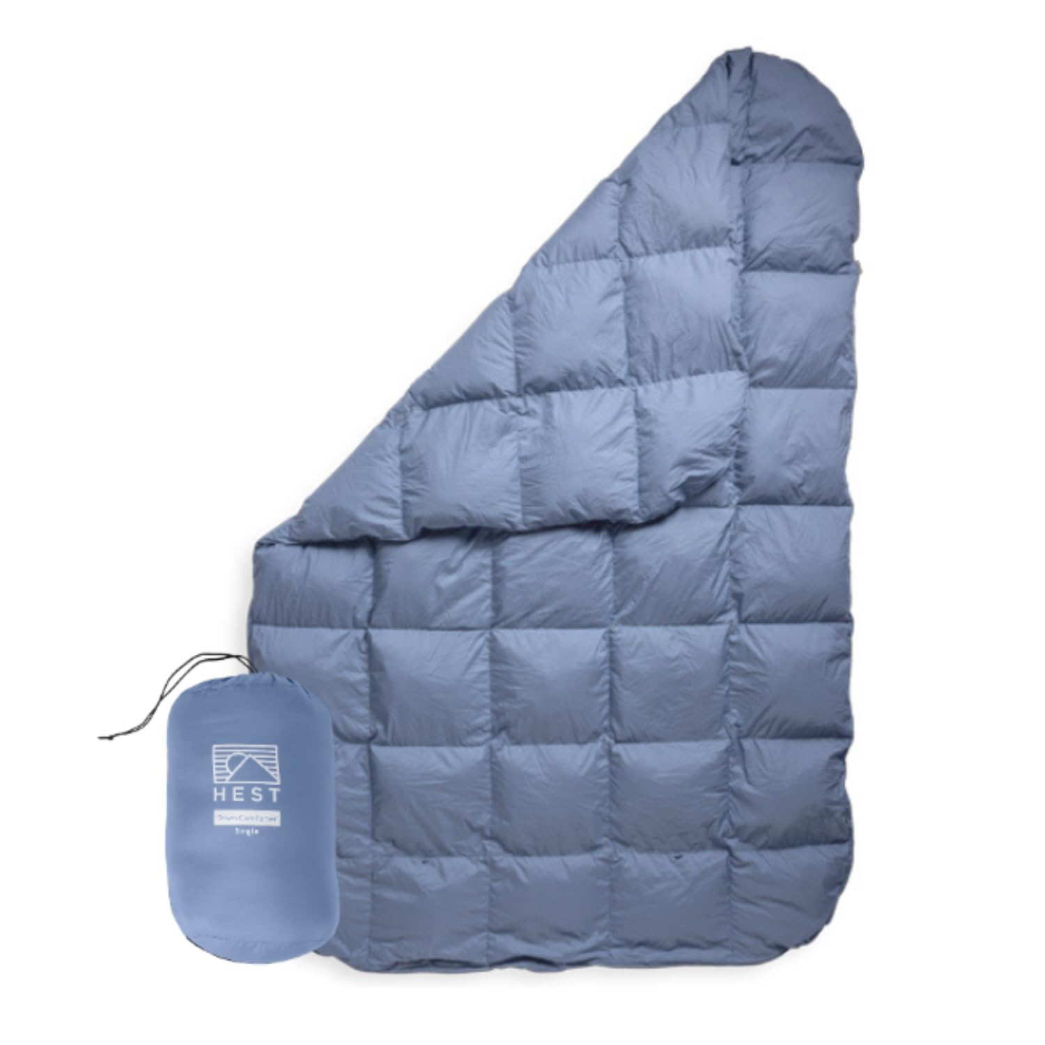Packable Down Camping Blanket with Tote