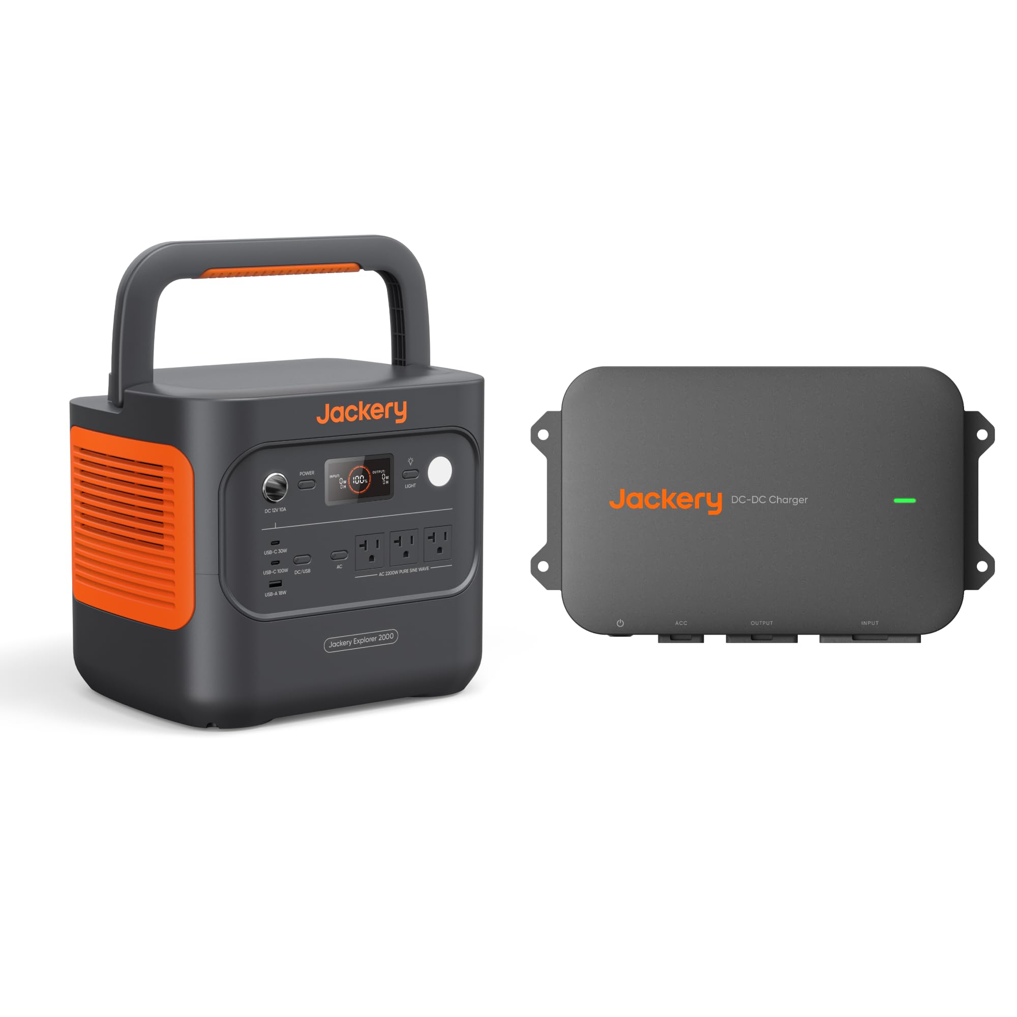 2042Wh Portable Power Station with LiFePO4 Battery & 2200W Output