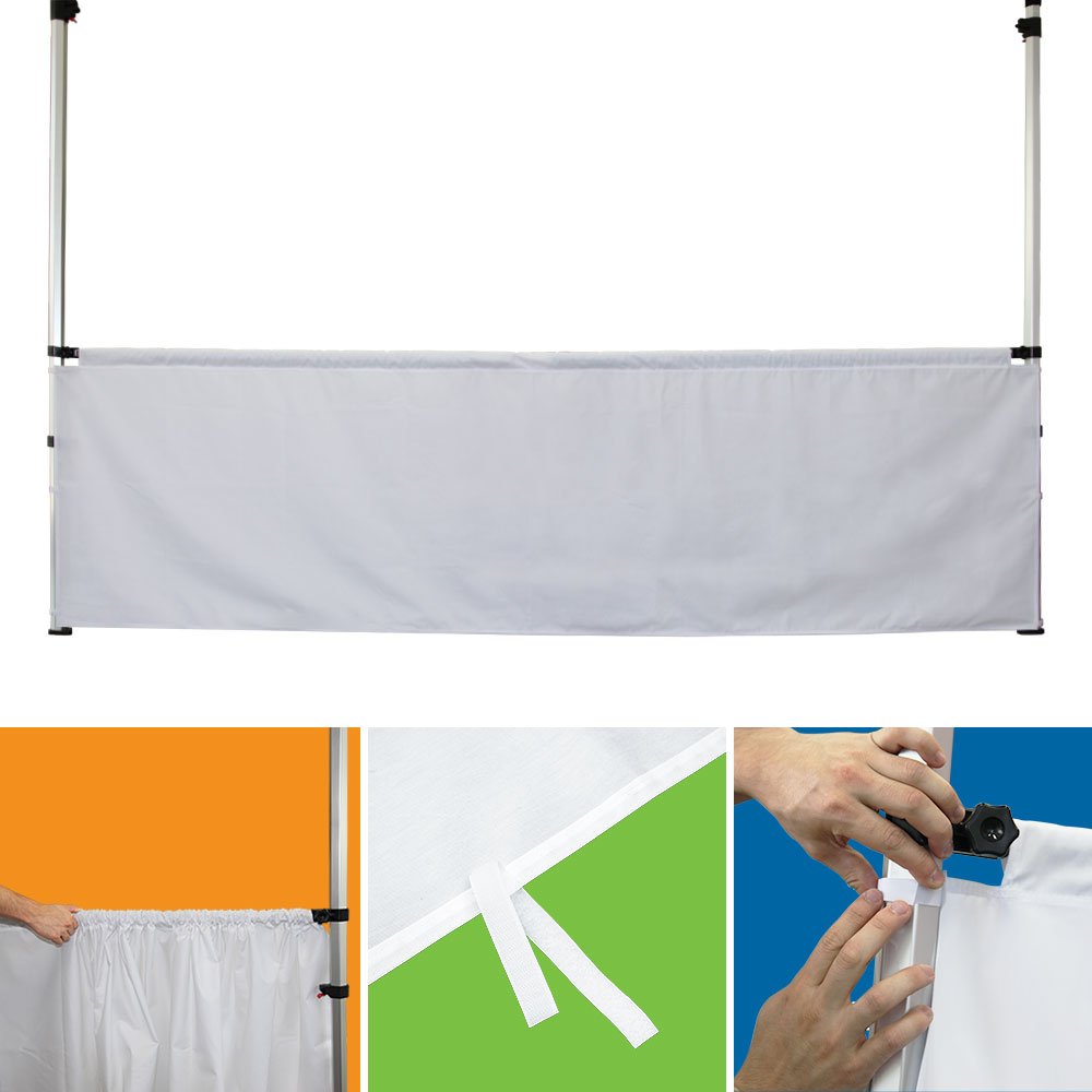 Pop-Up Canopy Half Wall Rail Bars