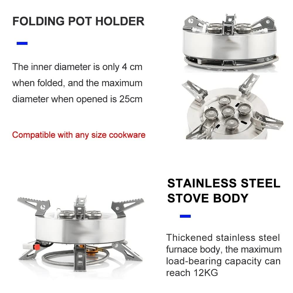 Portable High Power Camping Gas Stove Burner