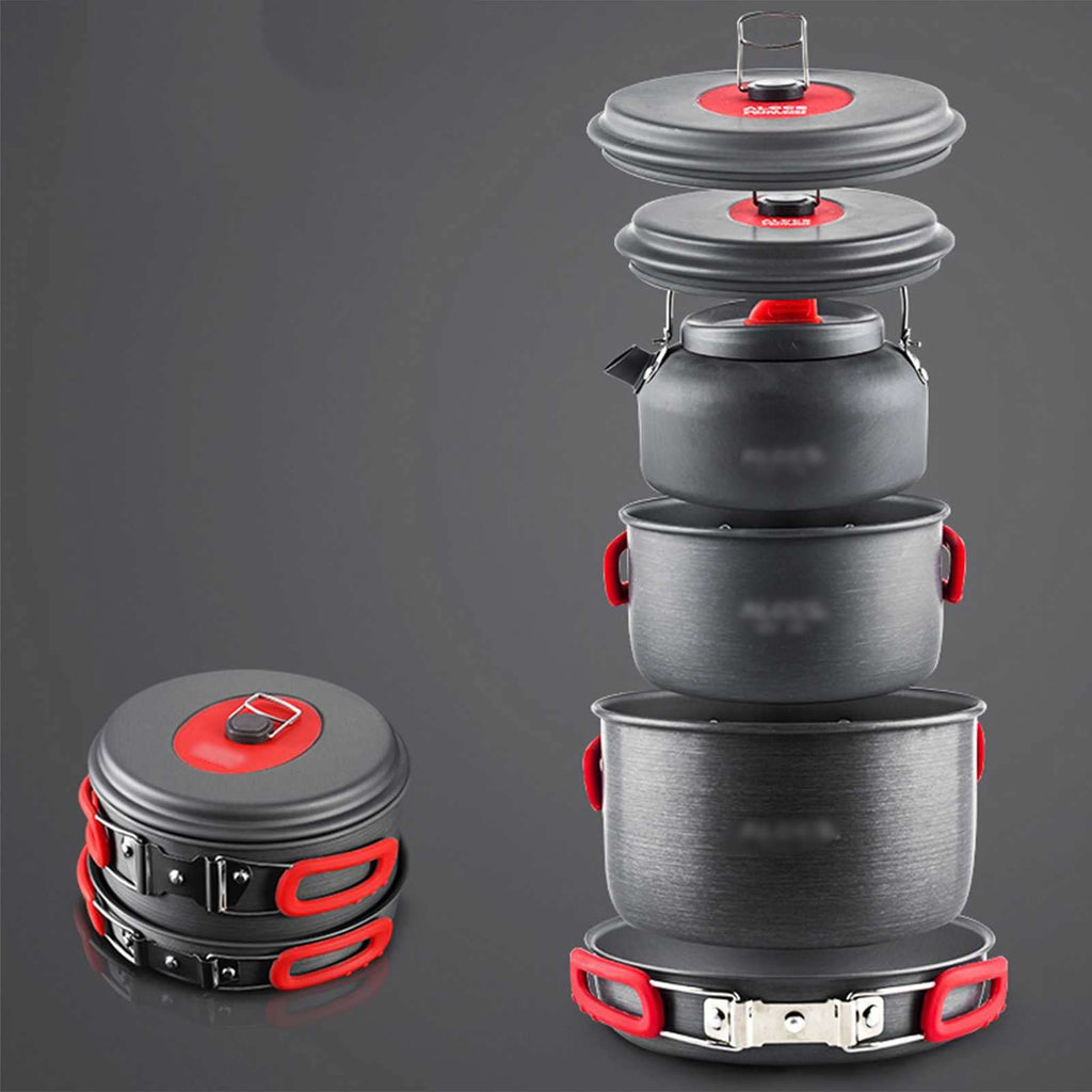Camping Cookware Set for 3–4 People