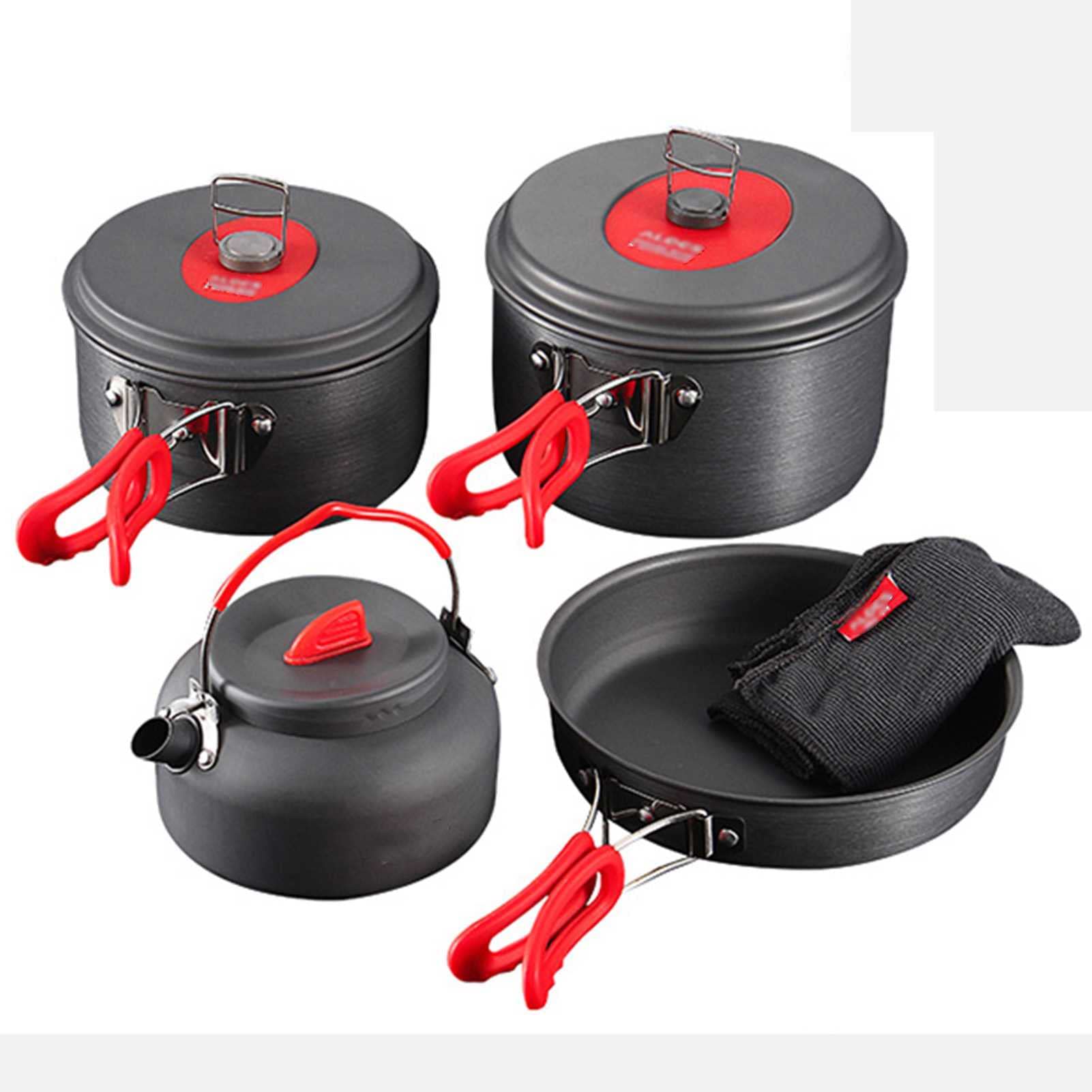 Camping Cookware Set for 3–4 People