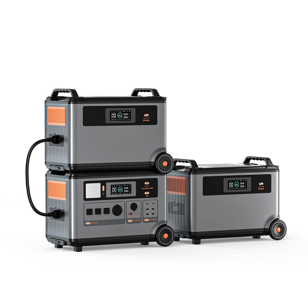 6000W Solar Generator with Expandable Portable Power Station