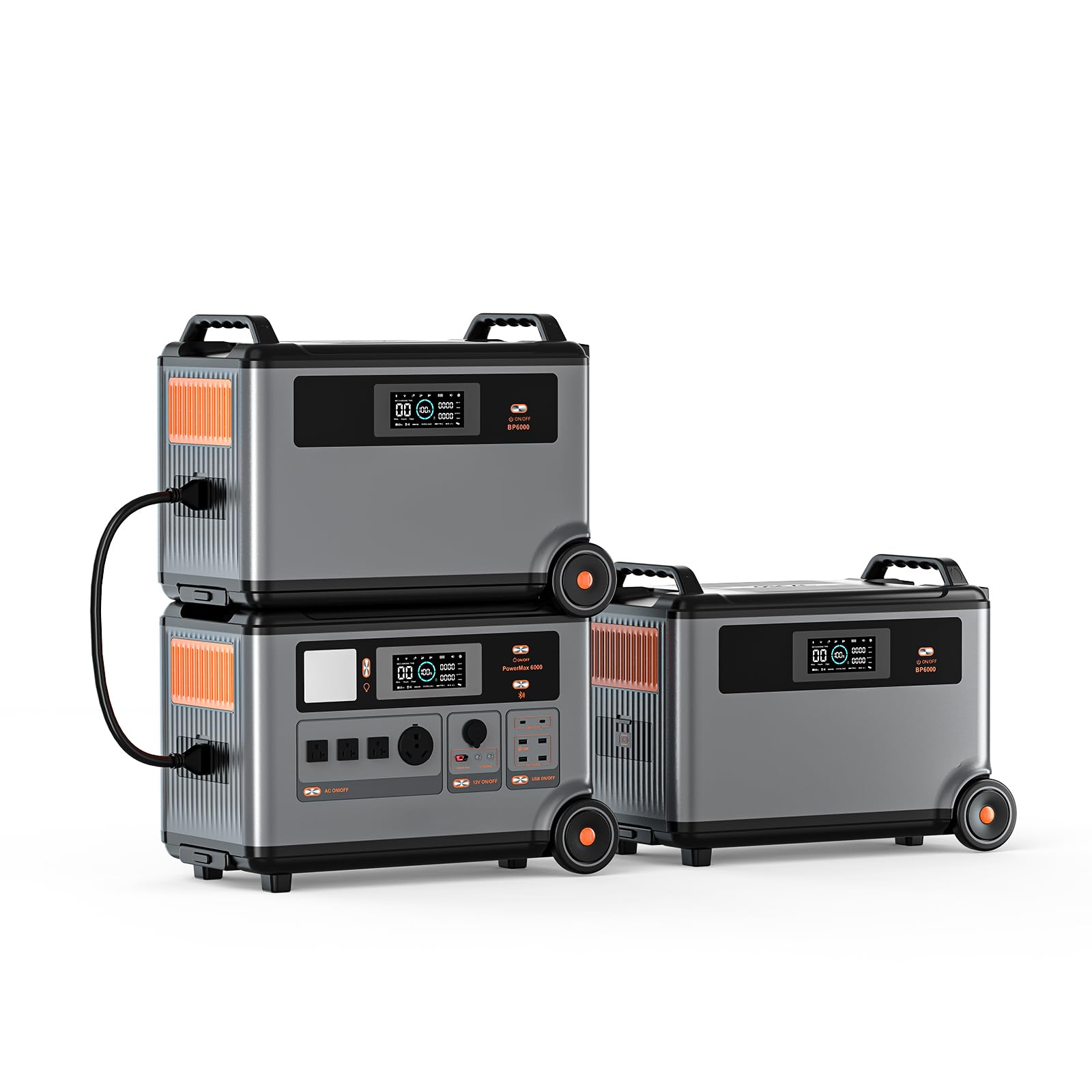 6000W Solar Generator with Expandable Portable Power Station
