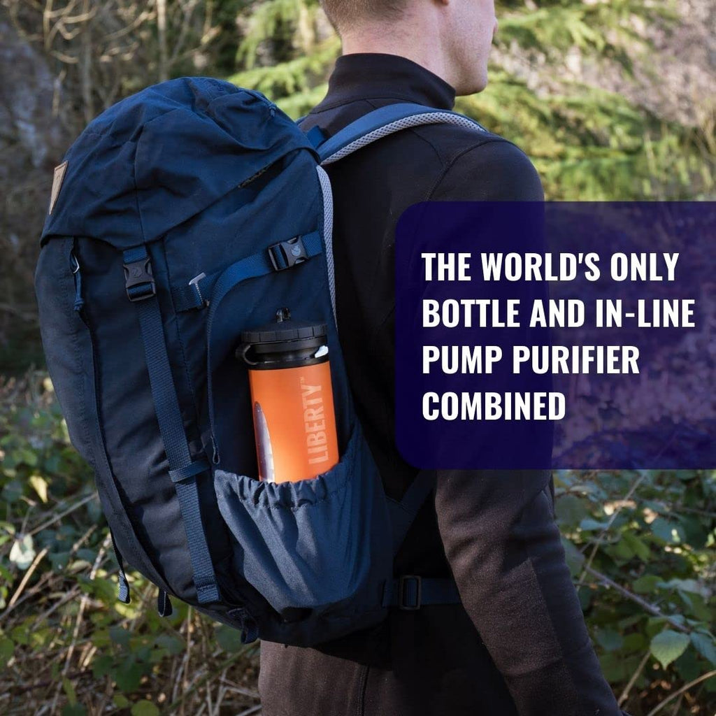 Water Filter Bottle for Travel & Hiking