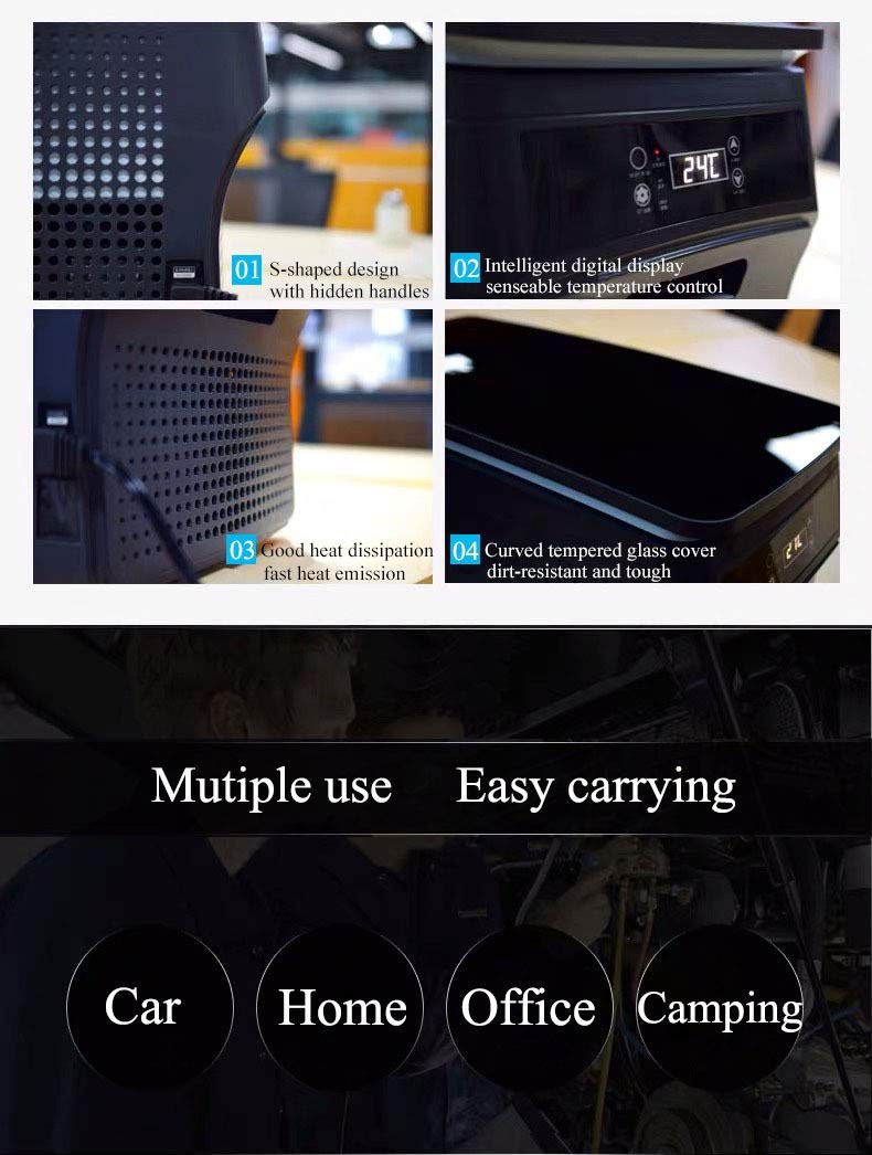 36L Portable Compressor Camping Refrigerator with Fast Cooling