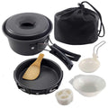 2-Person Camping Cookware Set with Storage Bag