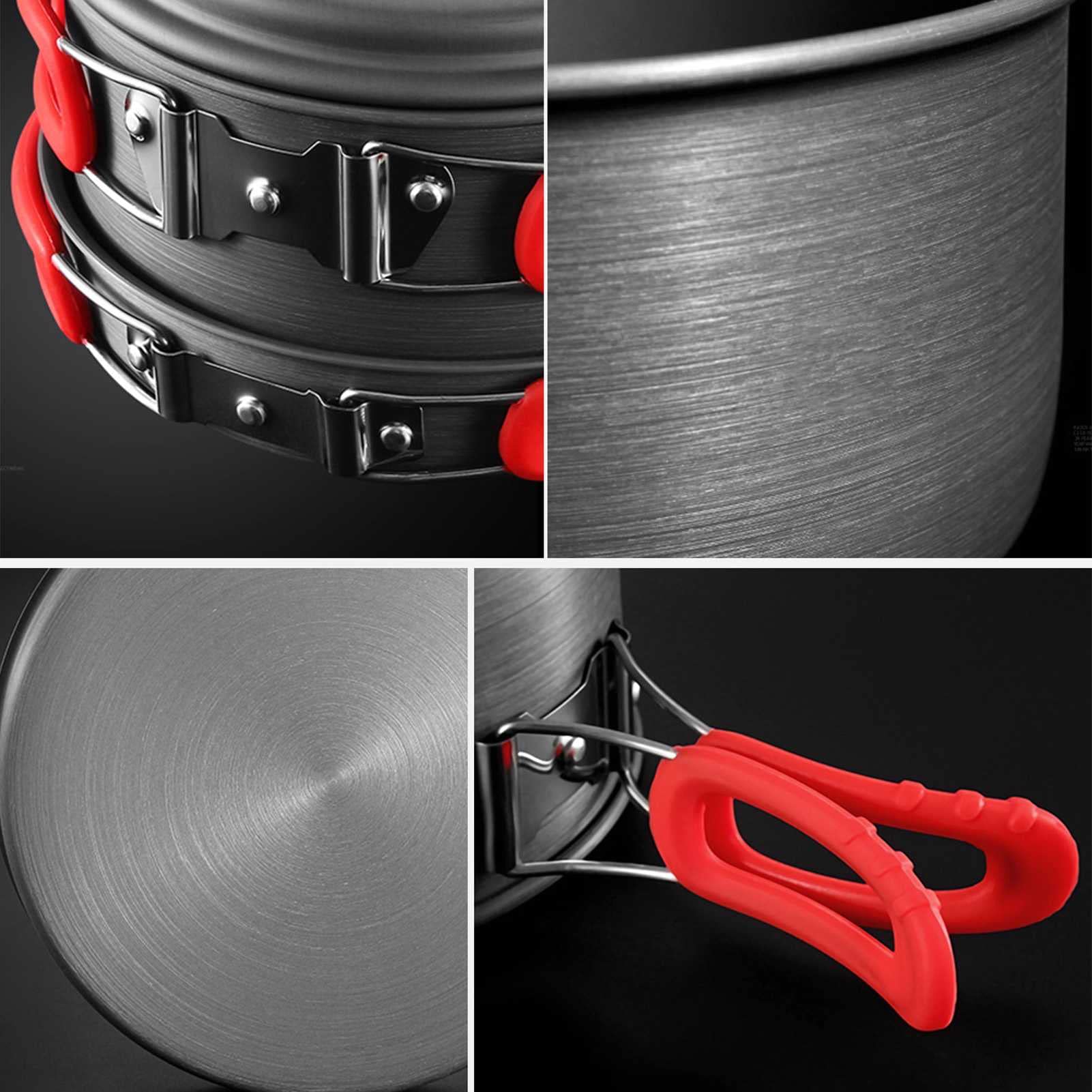 Camping Cookware Set for 3–4 People