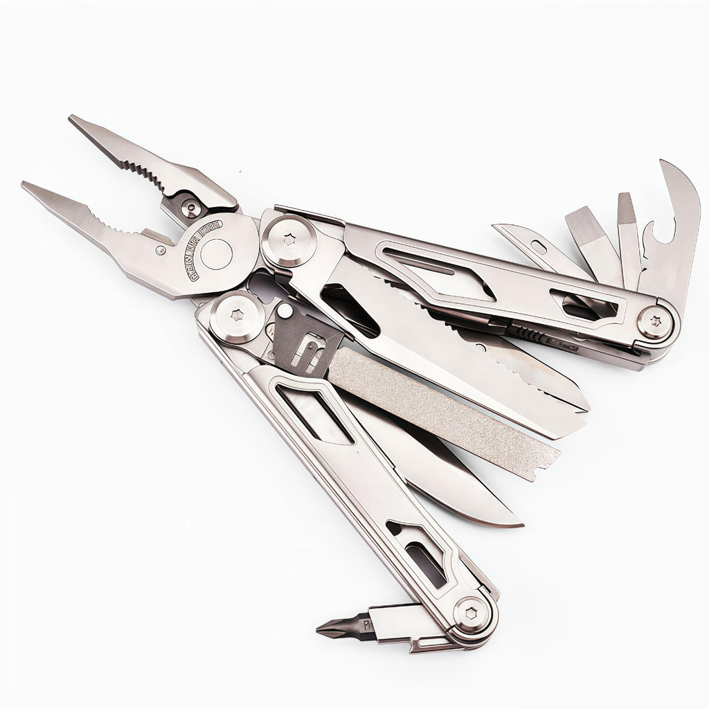 36-in-1 Stainless Steel Multitool Pliers with Accessories
