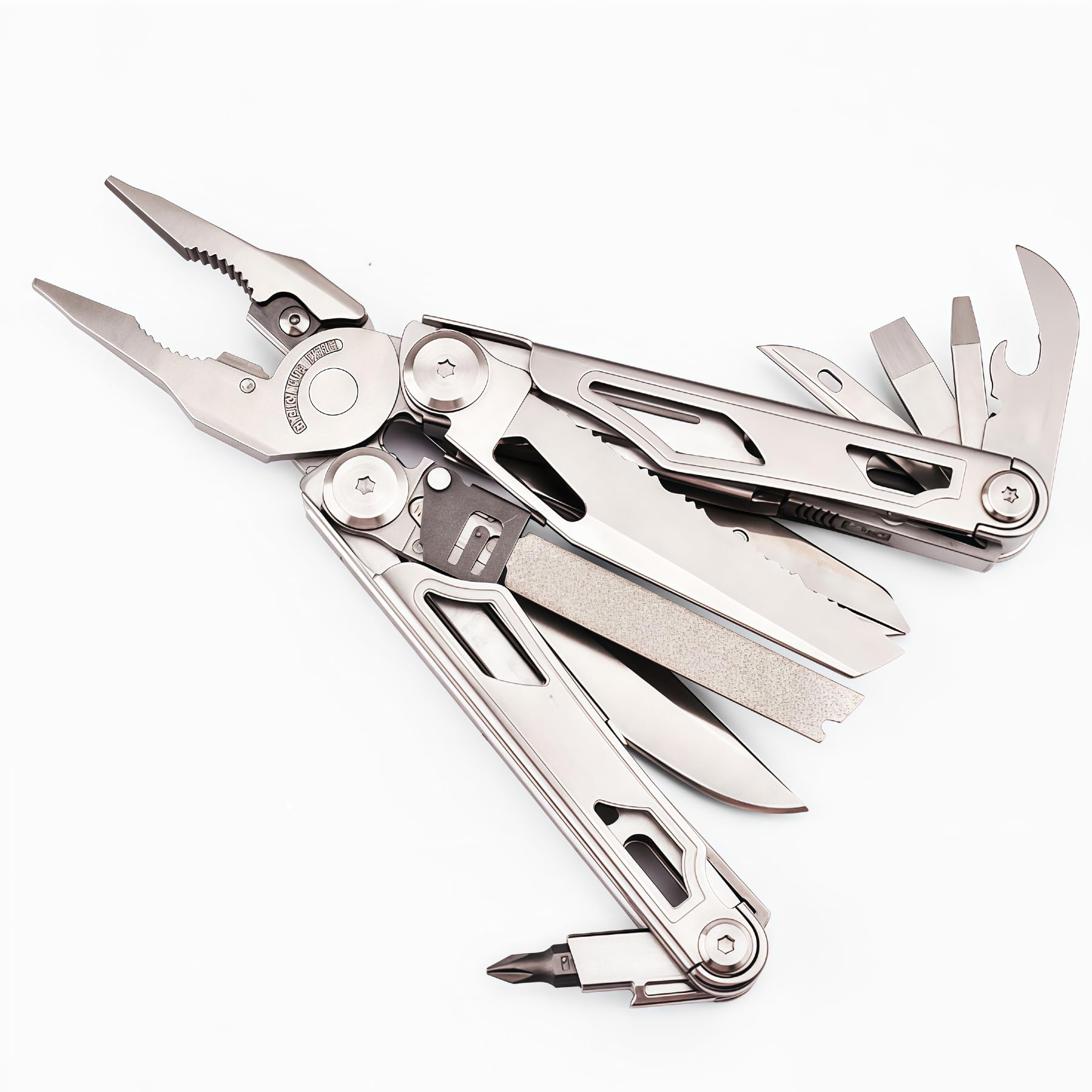 36-in-1 Stainless Steel Multitool Pliers with Accessories