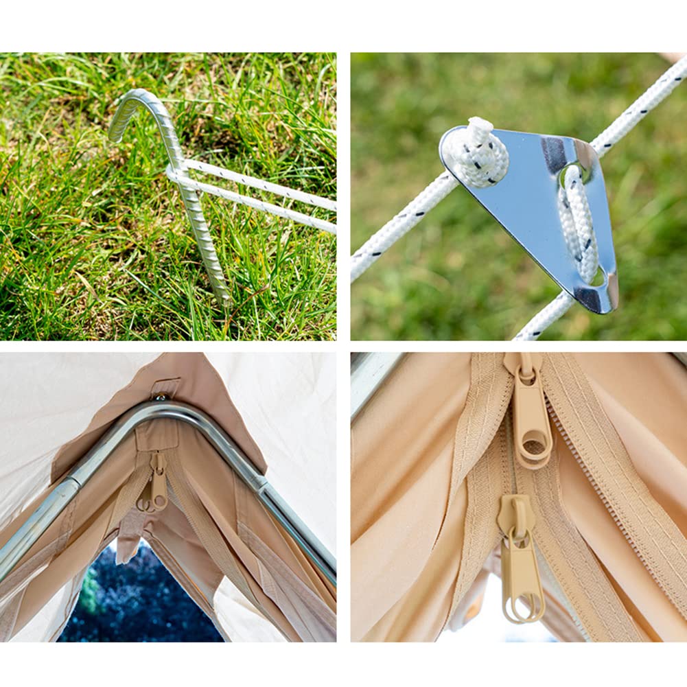 4-Season Family Bell Tent for Camping & Glamping
