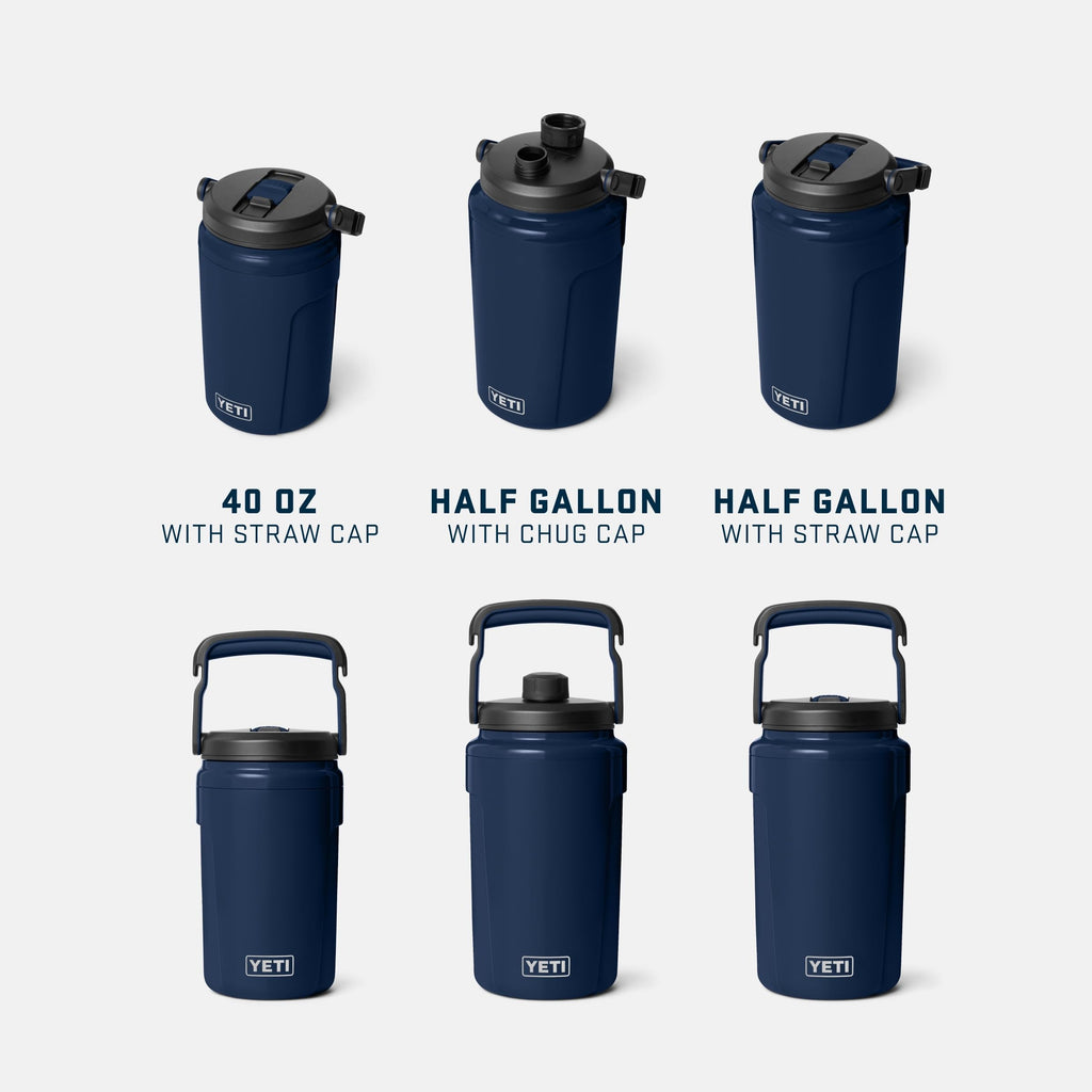 Half Gallon Insulated Water Jug with Chug Cap & Handle