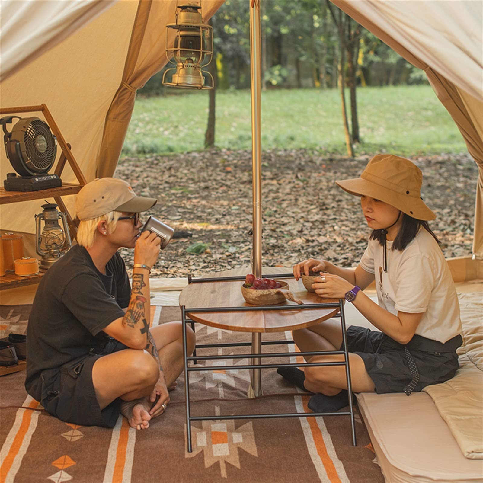 Folding Wood Camping & Picnic Table