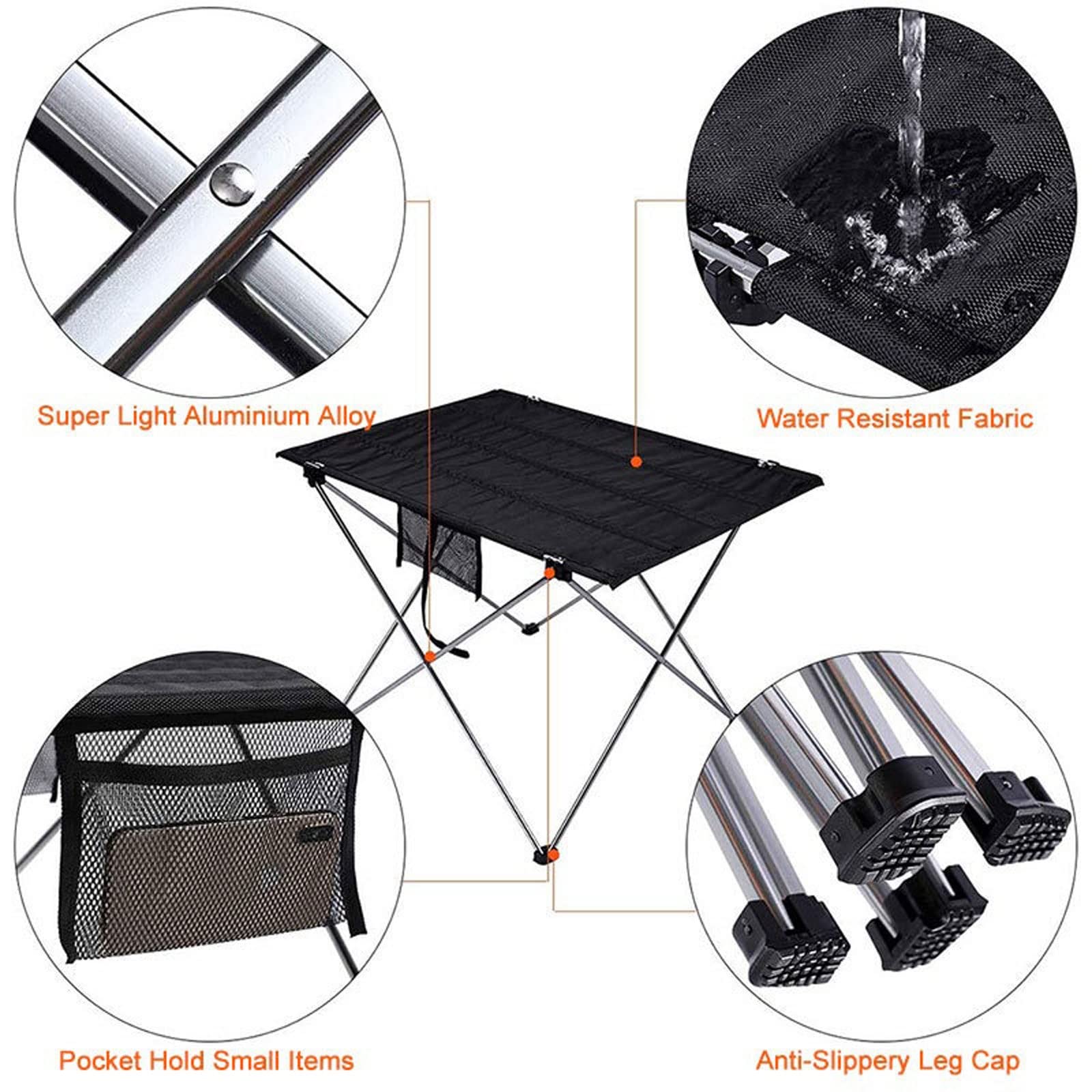 Ultralight Aluminum Folding Camping Table