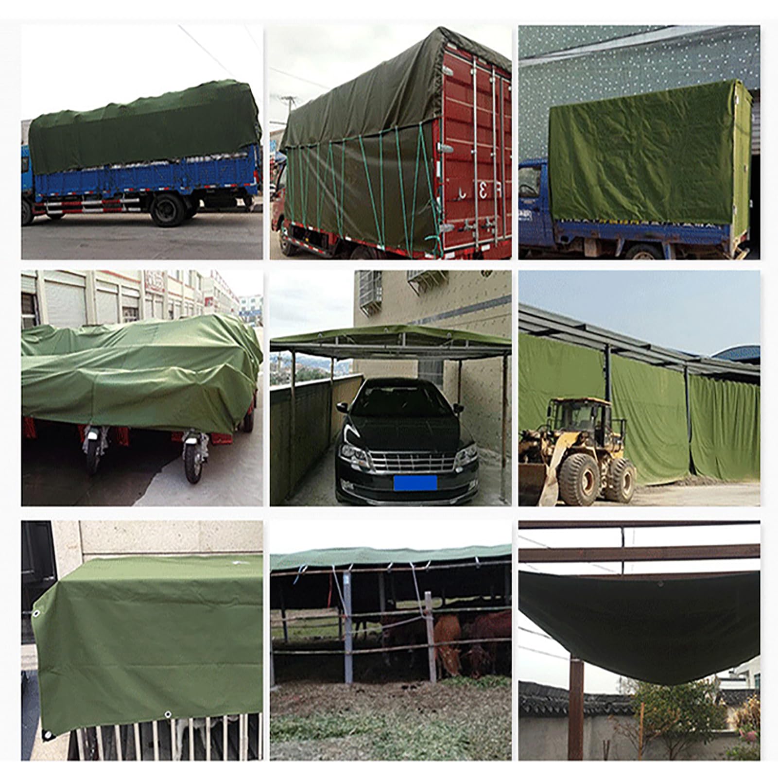 Heavy Duty Waterproof Tarp with Grommets