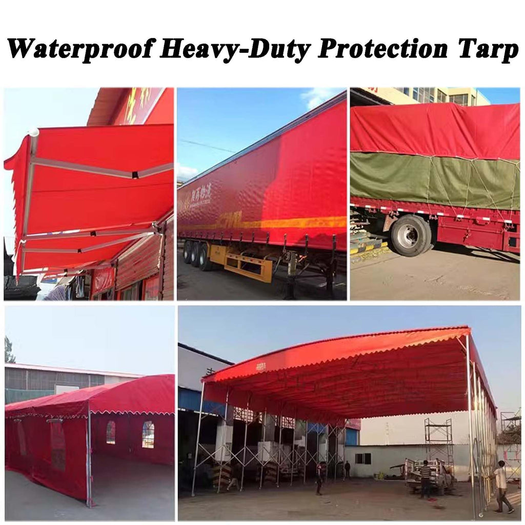 Heavy Duty Waterproof Tarp with Reinforced Edges