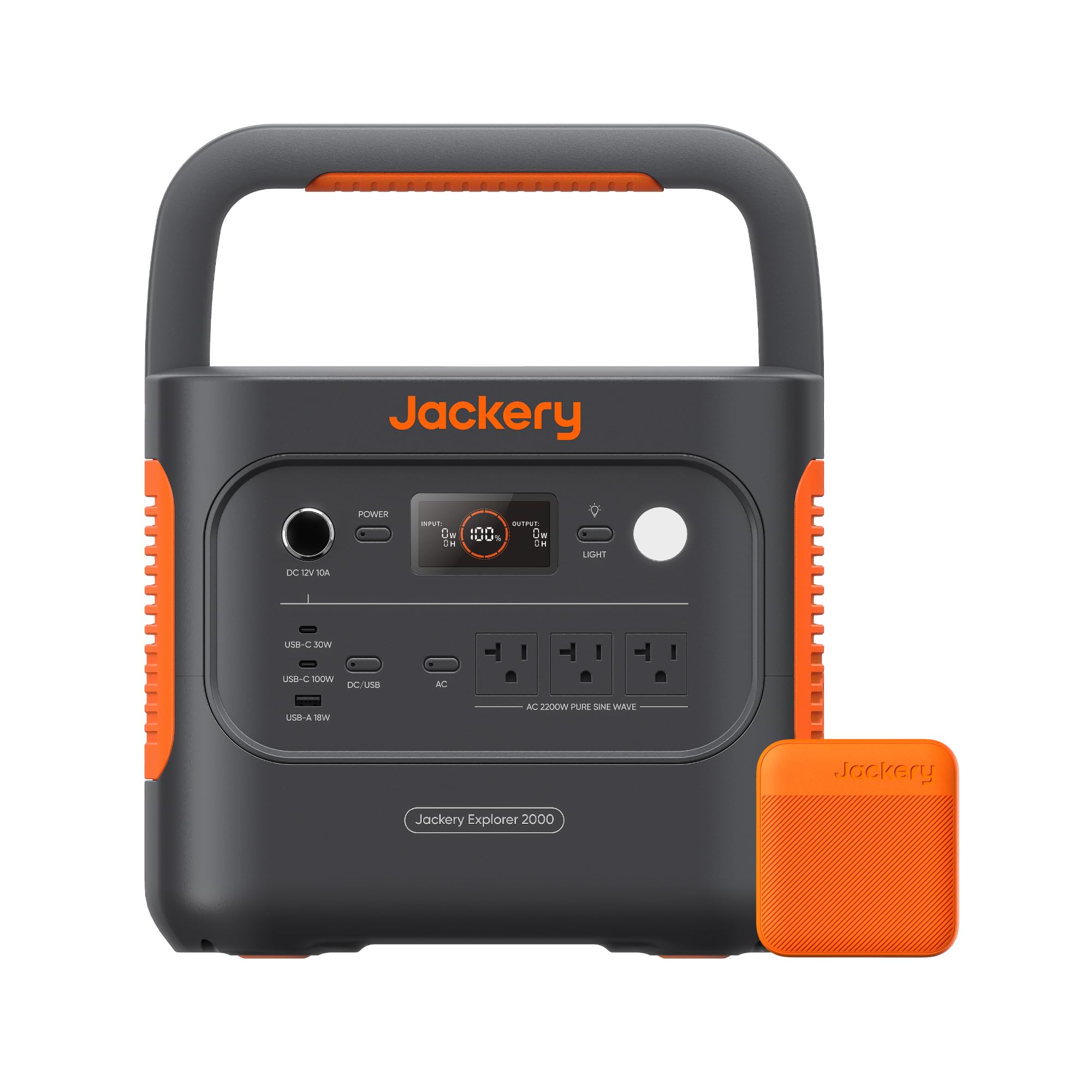 2042Wh Portable Power Station with LiFePO4 Battery & 2200W Output