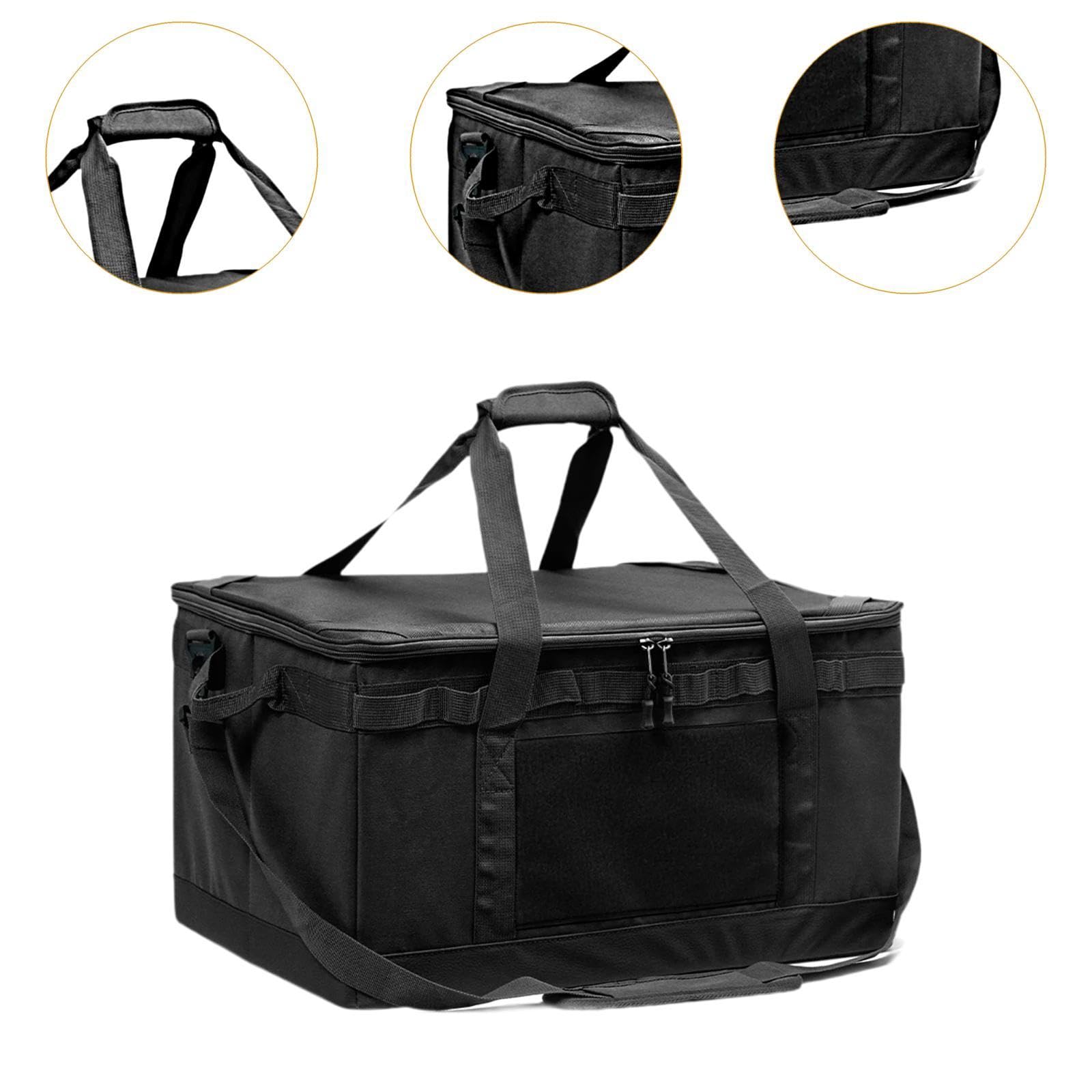 60L Camping Storage Duffel Bag with Dividers