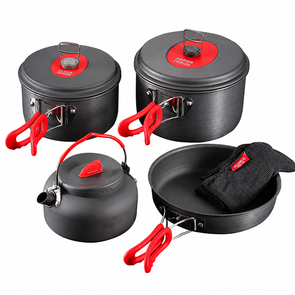 Camping Cookware Set for 3–4 People
