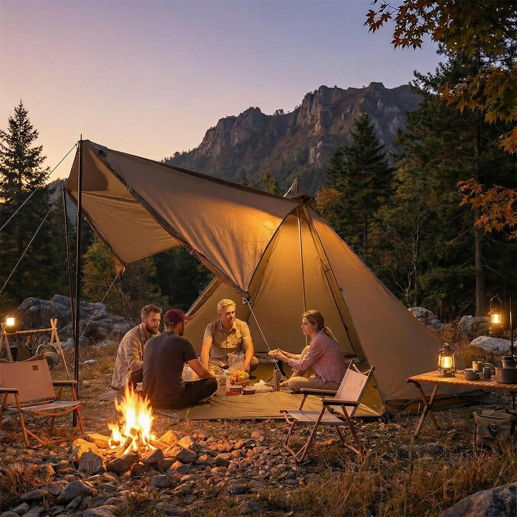 6-Person Waterproof Tipi Tent Footprint