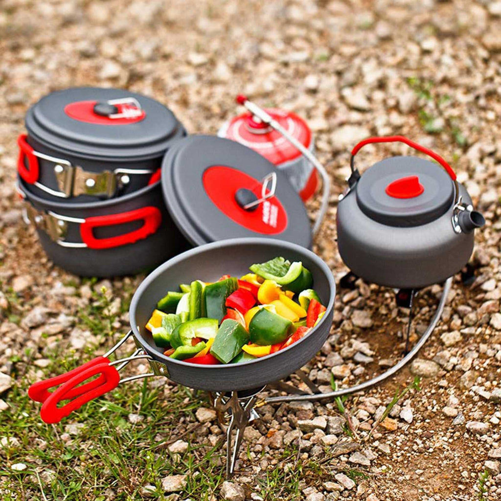 Camping Cookware Set for 3–4 People