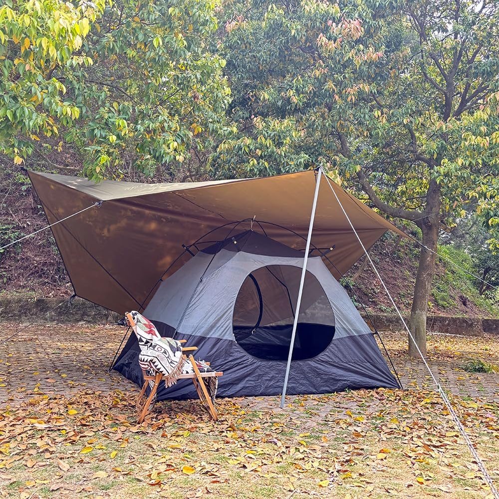 6-Person Waterproof Tipi Tent Footprint