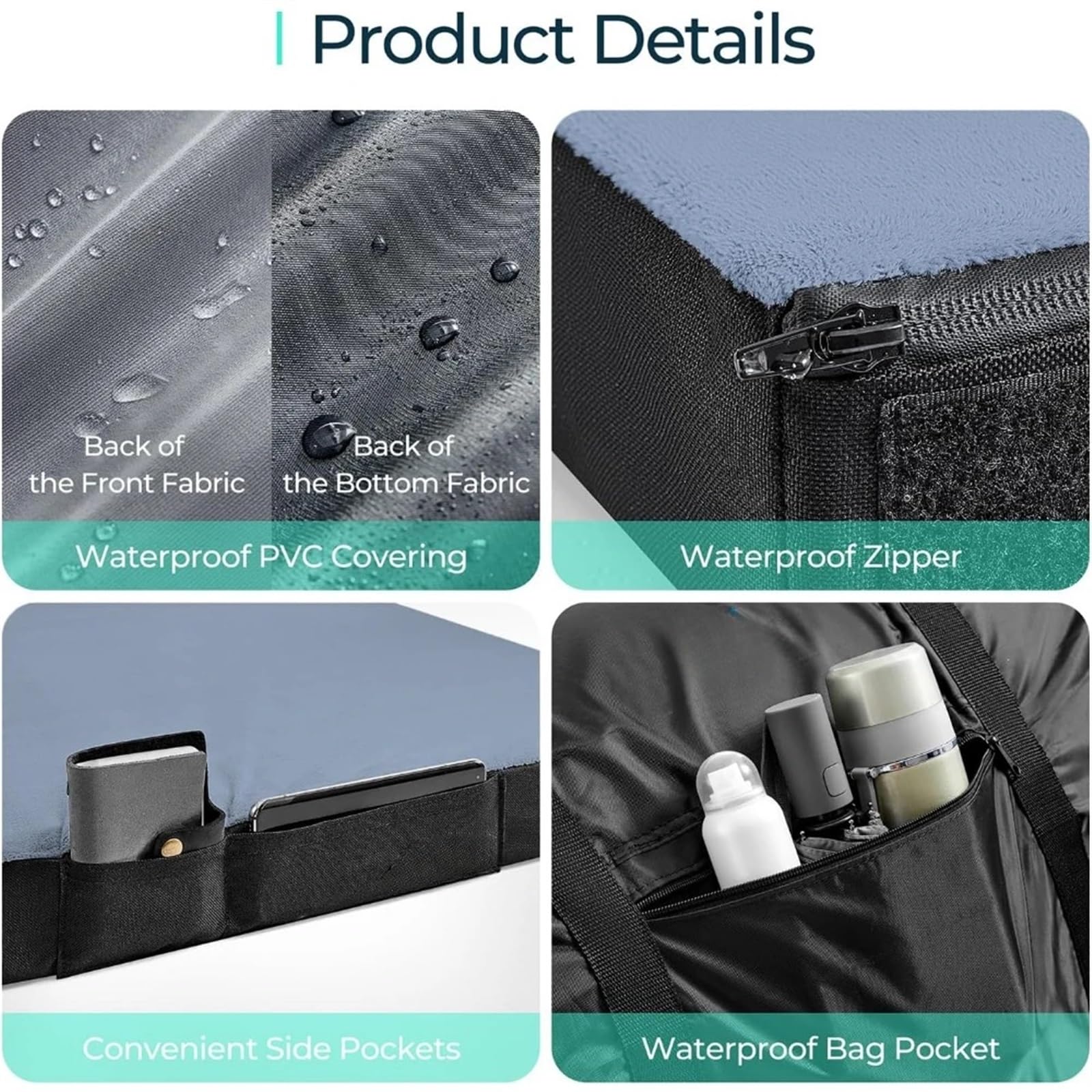 Waterproof Memory Foam Camping Mattress