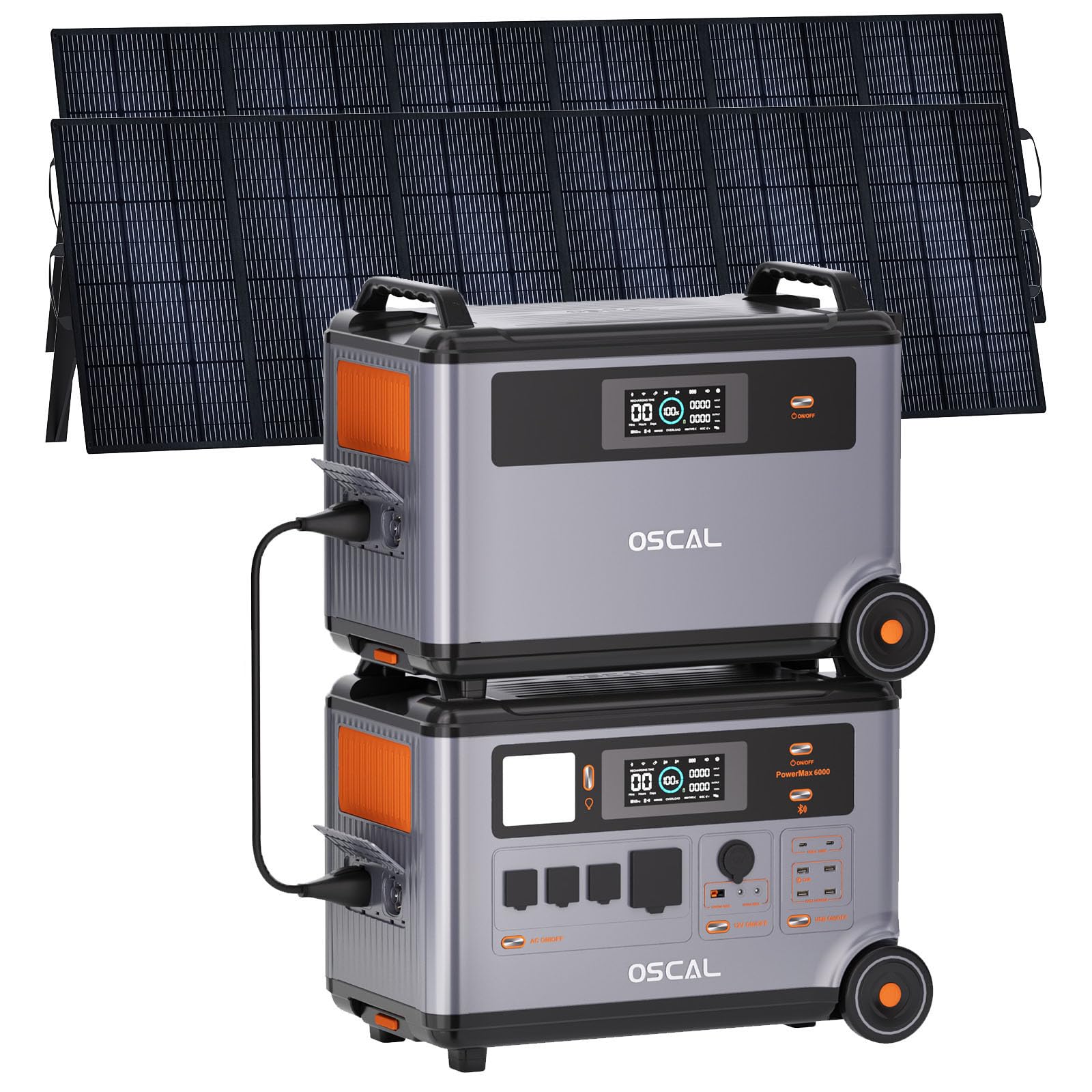 6000W Solar Generator with Expandable Portable Power Station
