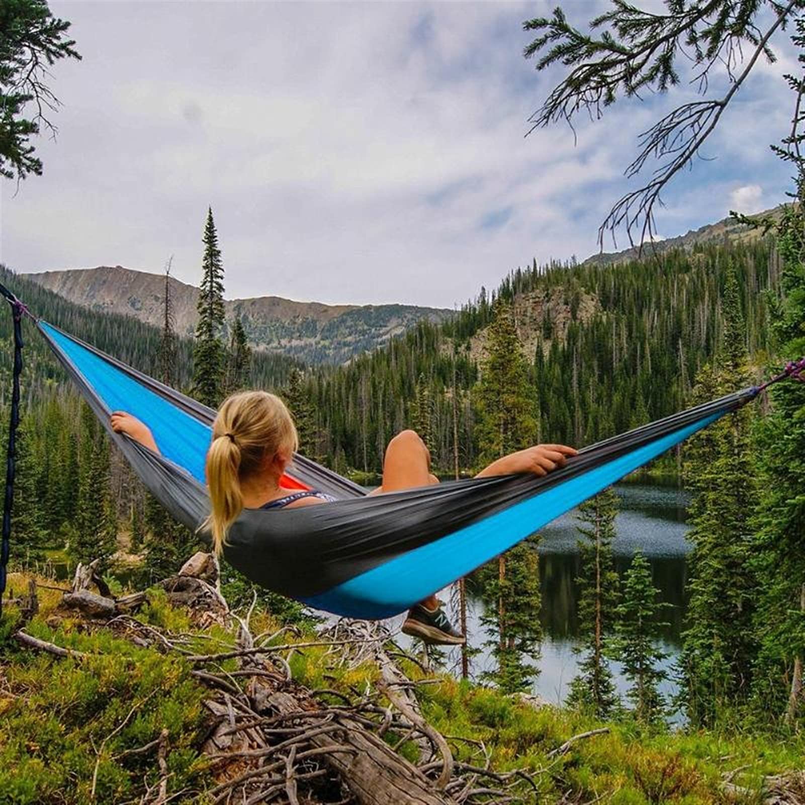 Double Camping Hammock Swing Seat for Outdoor Use