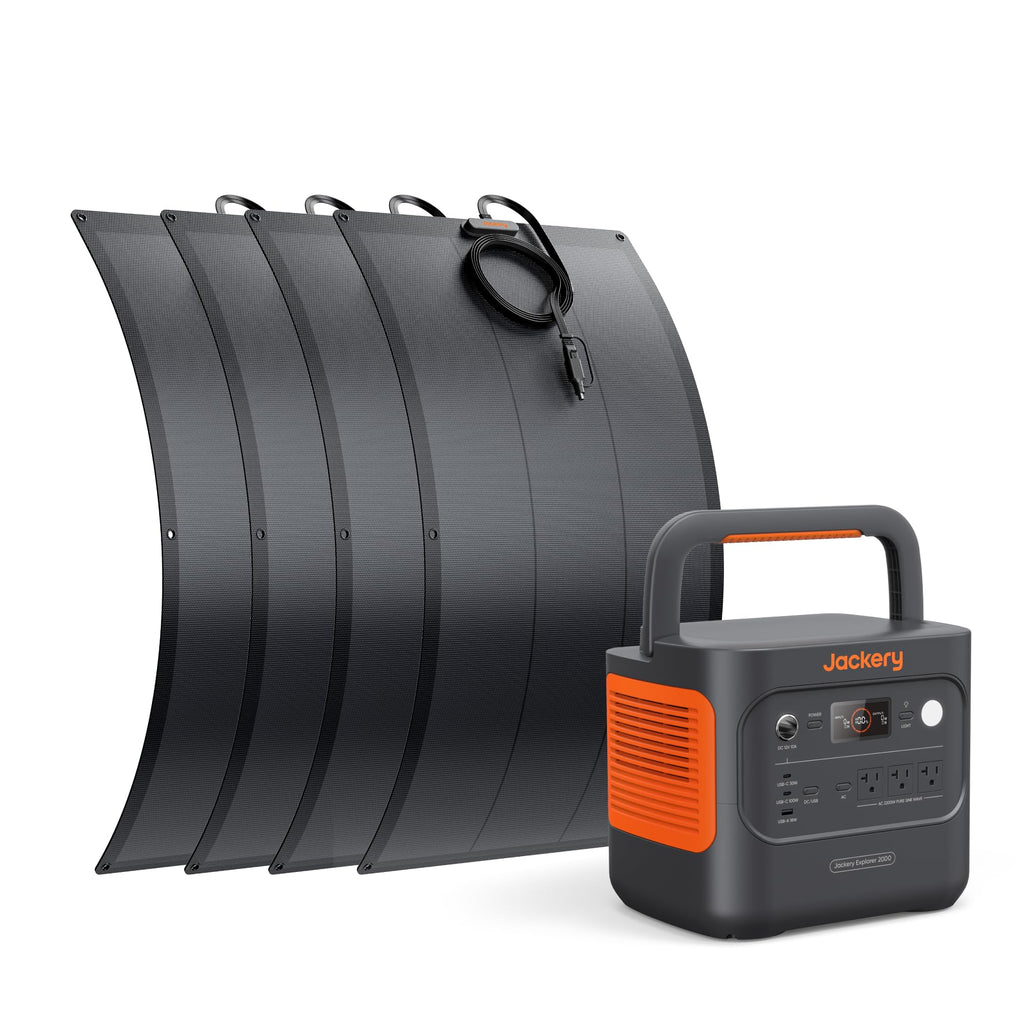2042Wh Portable Power Station with LiFePO4 Battery & 2200W Output