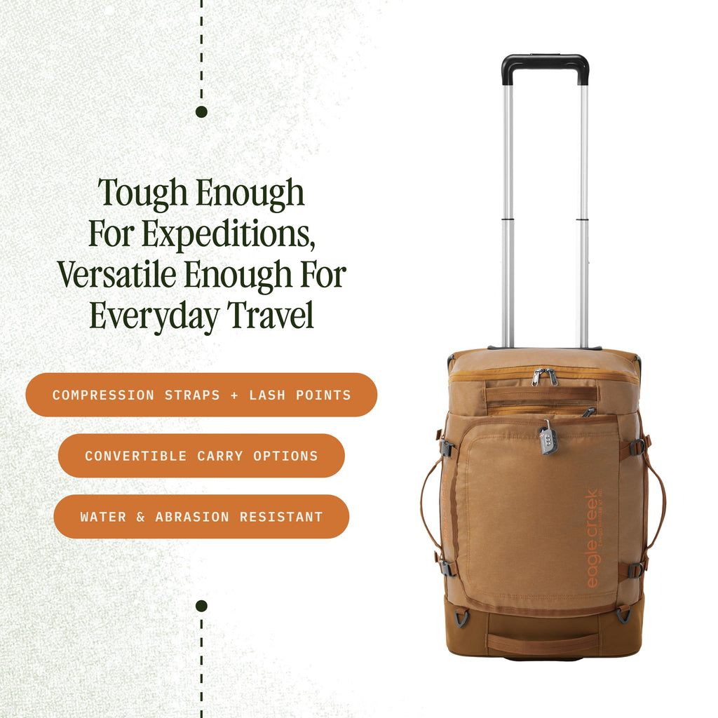 32-Inch Wheeled Duffel Bag with Backpack Straps