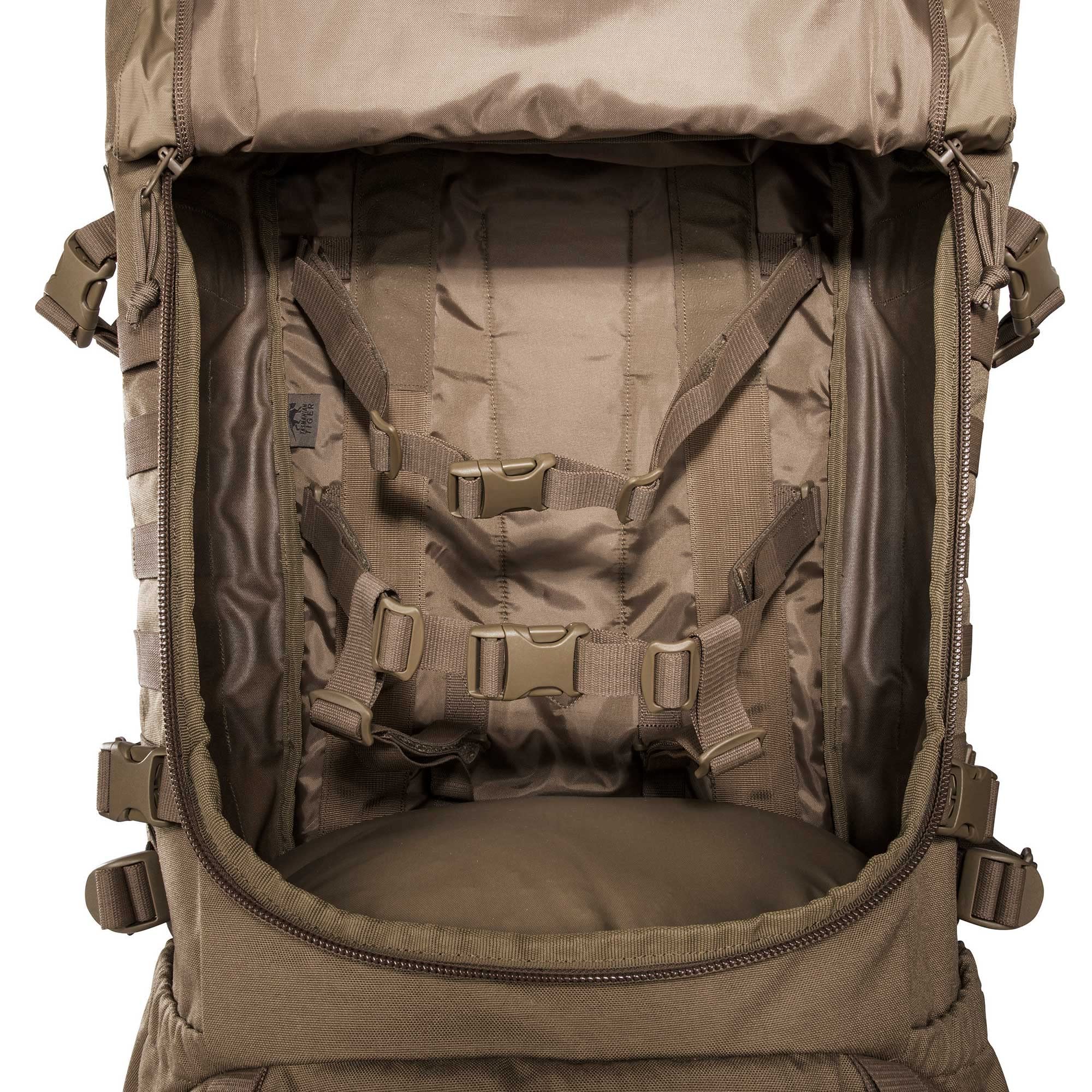 80L+24L Adjustable Outdoor Hiking Backpack with Carry System